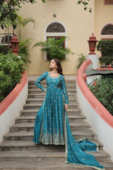 Chinon Rich Sequins Embroidered Wedding Sharara Suit