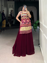 Designer Off White Color Gaji Silk Three Piece Plazzo Suit