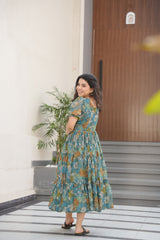Summer Dress in Multi Color Georgette With Digital Print Western Dress for Summer
