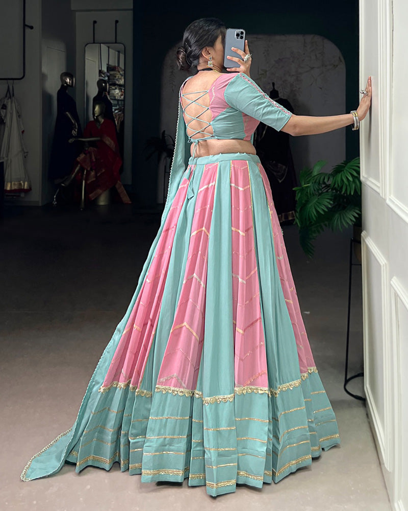 FESTIVE ELEGANCE BEAUTIFUL DESIGNER CLASSIC NAVRATRI LEHENGA CHOLI