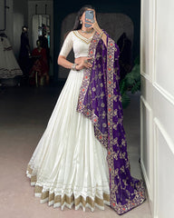 FABULOUSLY PURE RAYON FESTIVE DESIGNER NAVRATRI LEHENGA CHOLI