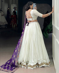 FABULOUSLY PURE RAYON FESTIVE DESIGNER NAVRATRI LEHENGA CHOLI