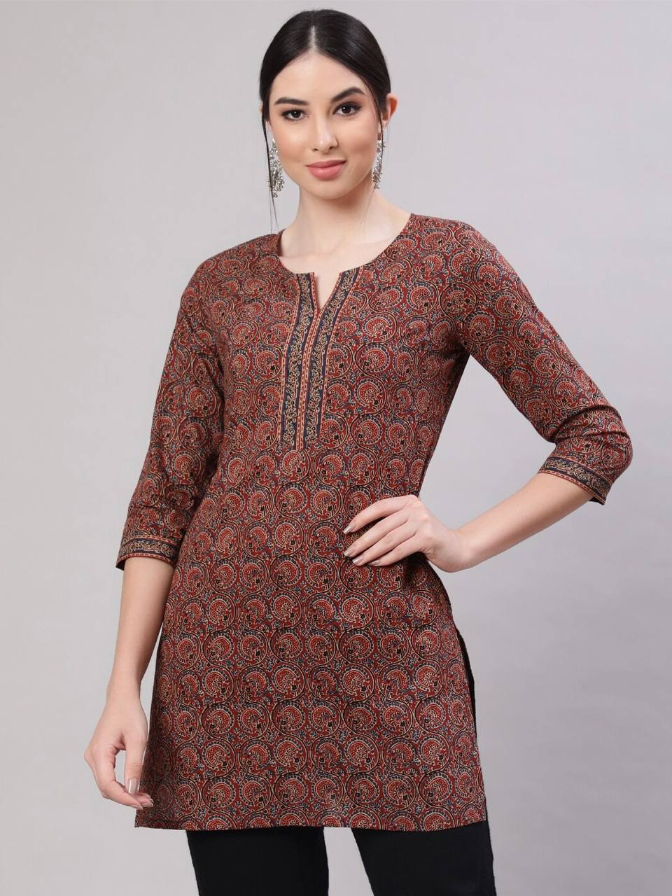 ANEET TRENDING COTTON PRINTED TOPS FOR REGULAR AND OFFICE WEAR