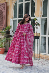 Stylish & Comfortable Cotton Kurti Pant With Dupatta For Daily Wear